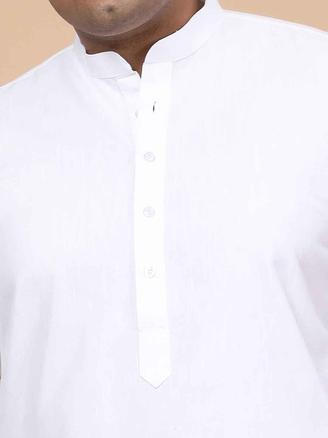 Elegant Linen Texture Kurta for Men – Premium Plus Size Festive Collection