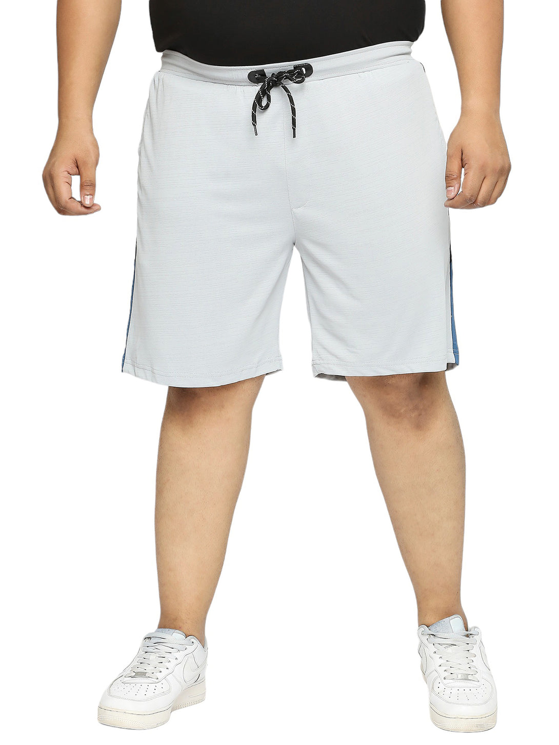 Men's Plus Size Dry-Fit Ecru Shorts - XMEX Clothing