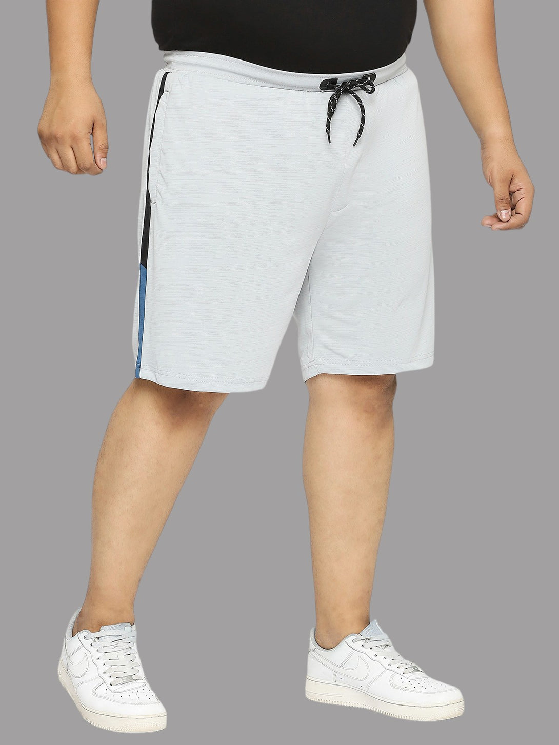 Men's Plus Size Dry-Fit Ecru Shorts - XMEX Clothing