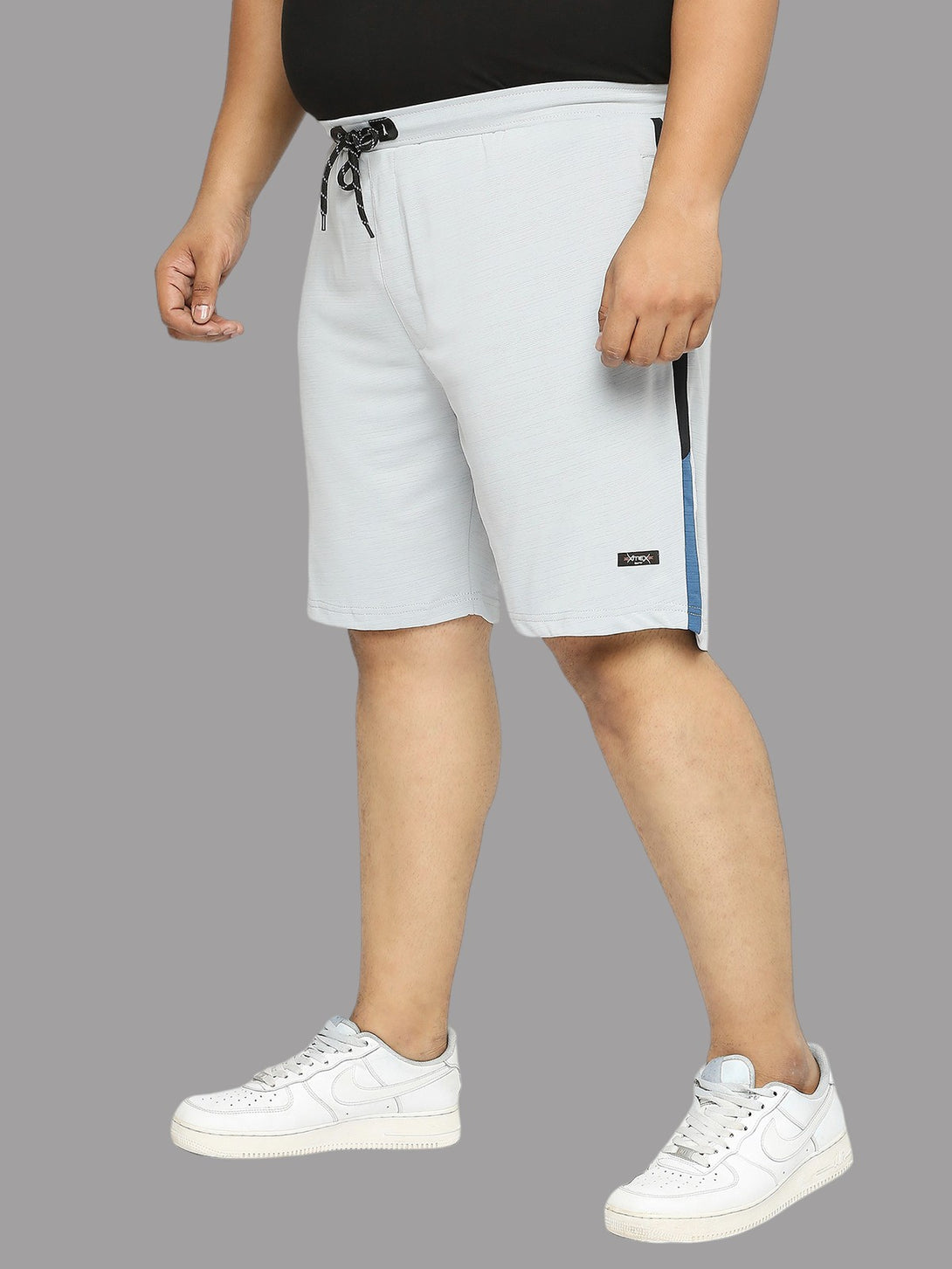 Men's Plus Size Dry-Fit Ecru Shorts - XMEX Clothing