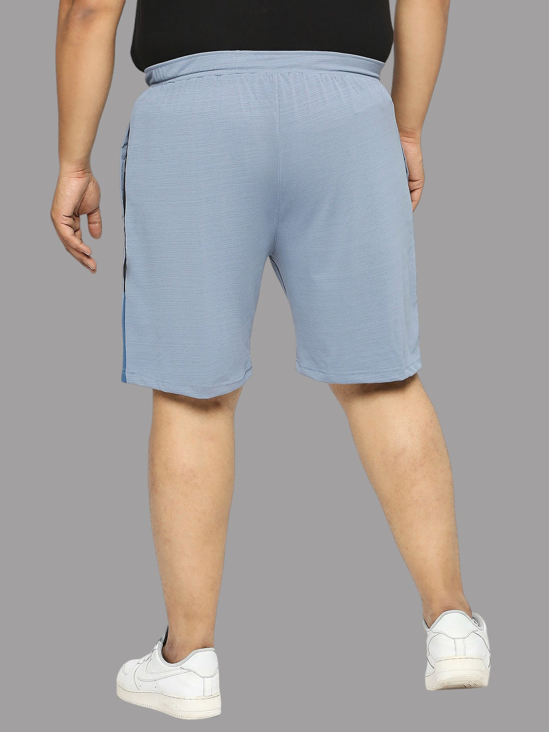 Men's Plus Size Dry-Fit Sky Blue Shorts - XMEX Clothing