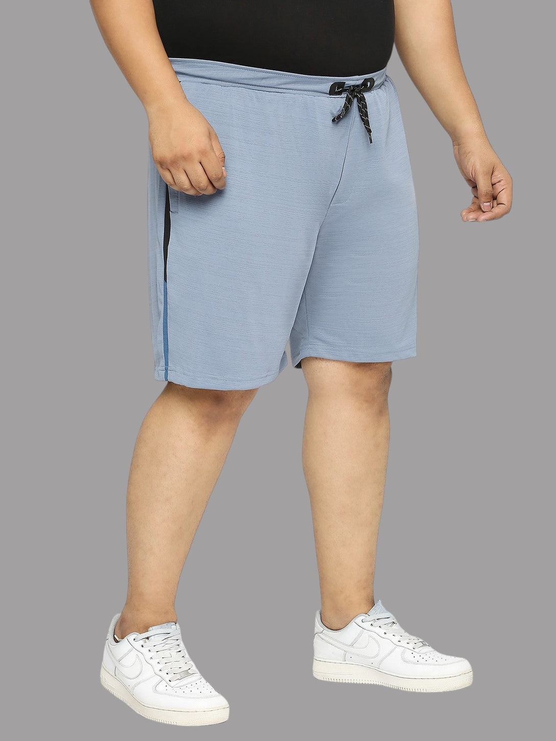 Men's Plus Size Dry-Fit Sky Blue Shorts - XMEX Clothing