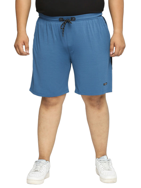 Men's Plus Size Dry-Fit Teal Shorts - XMEX Clothing