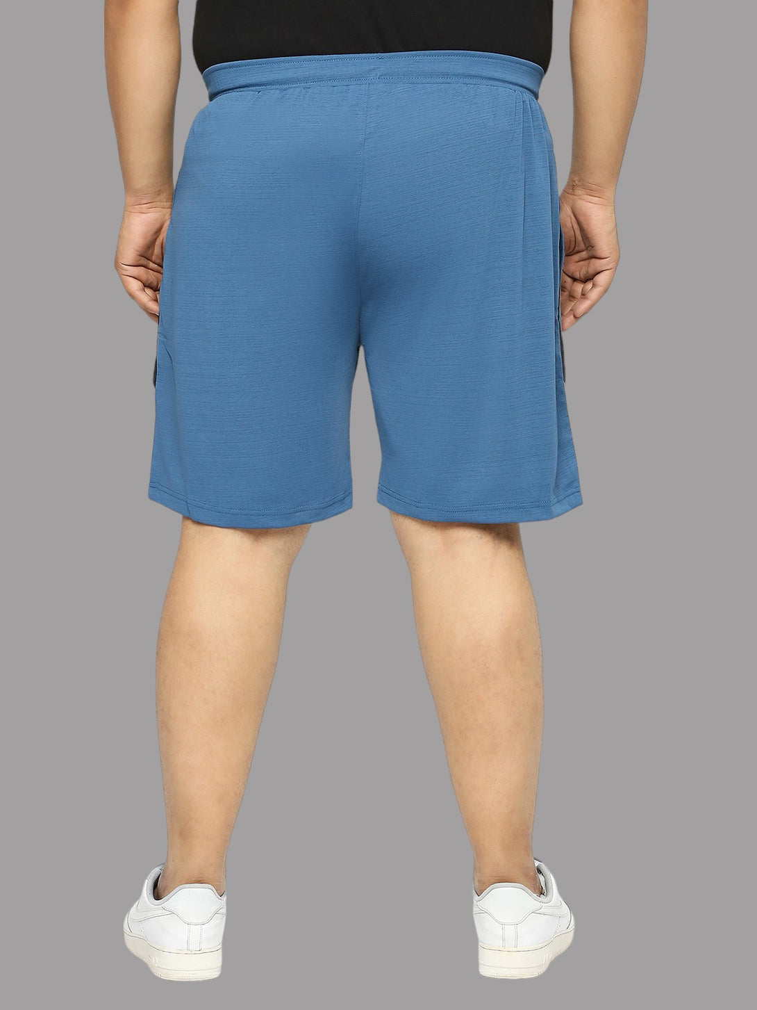 Men's Plus Size Dry-Fit Teal Shorts - XMEX Clothing