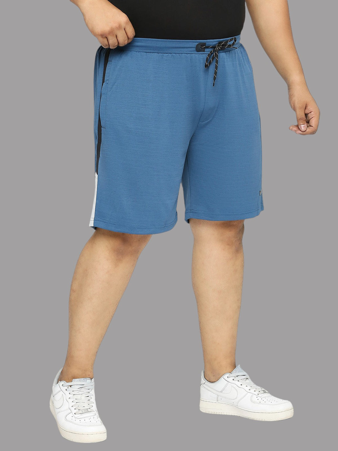 Men's Plus Size Dry-Fit Teal Shorts - XMEX Clothing
