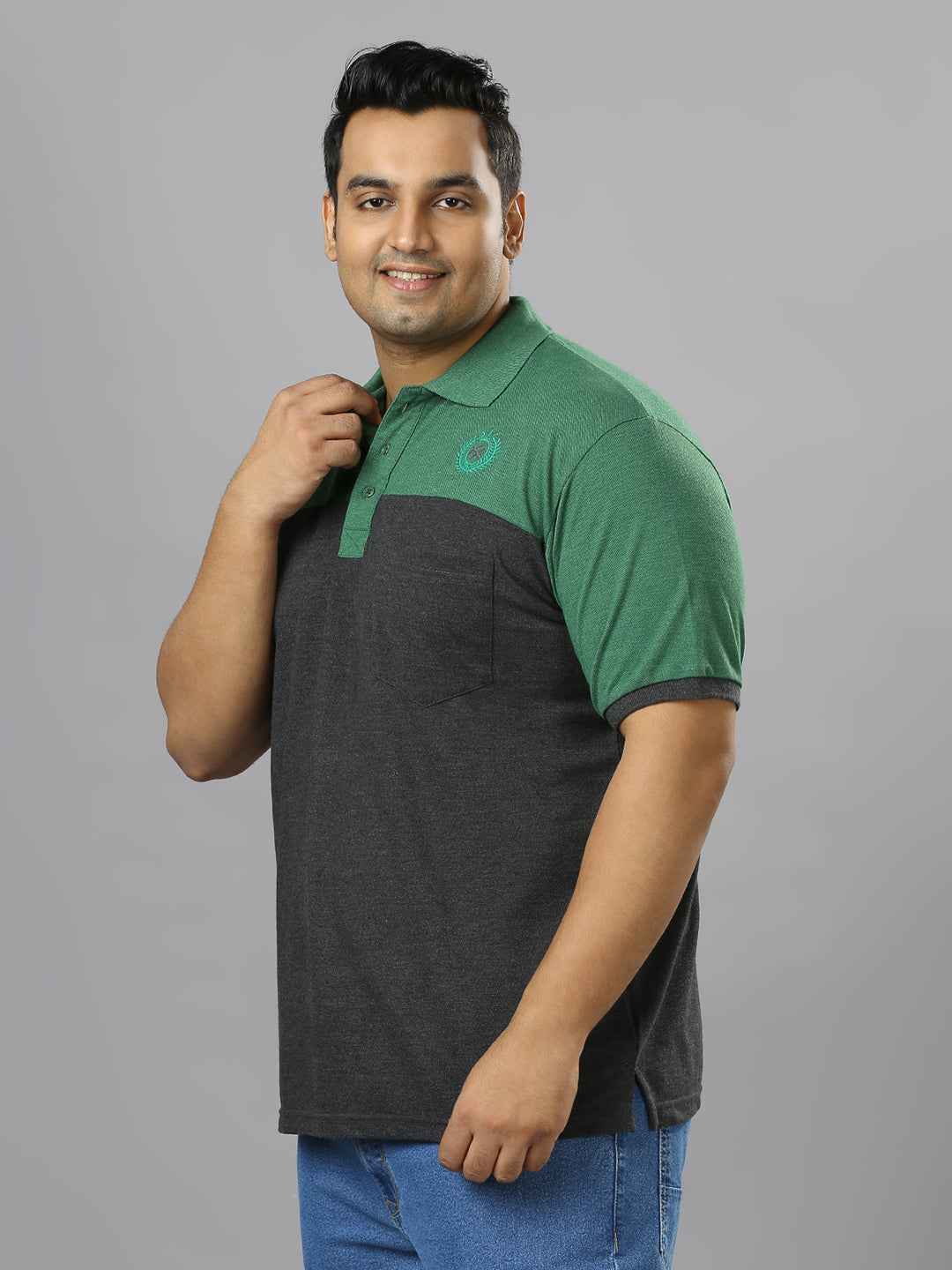 Men's Plus Size cut & sew Amazon T-shirt