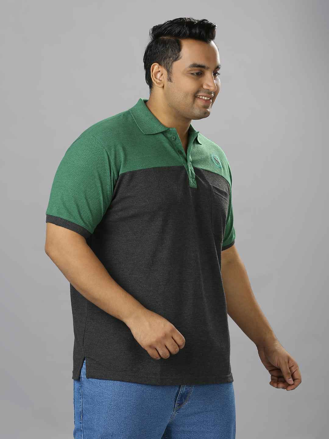 Men's Plus Size cut & sew Amazon T-shirt