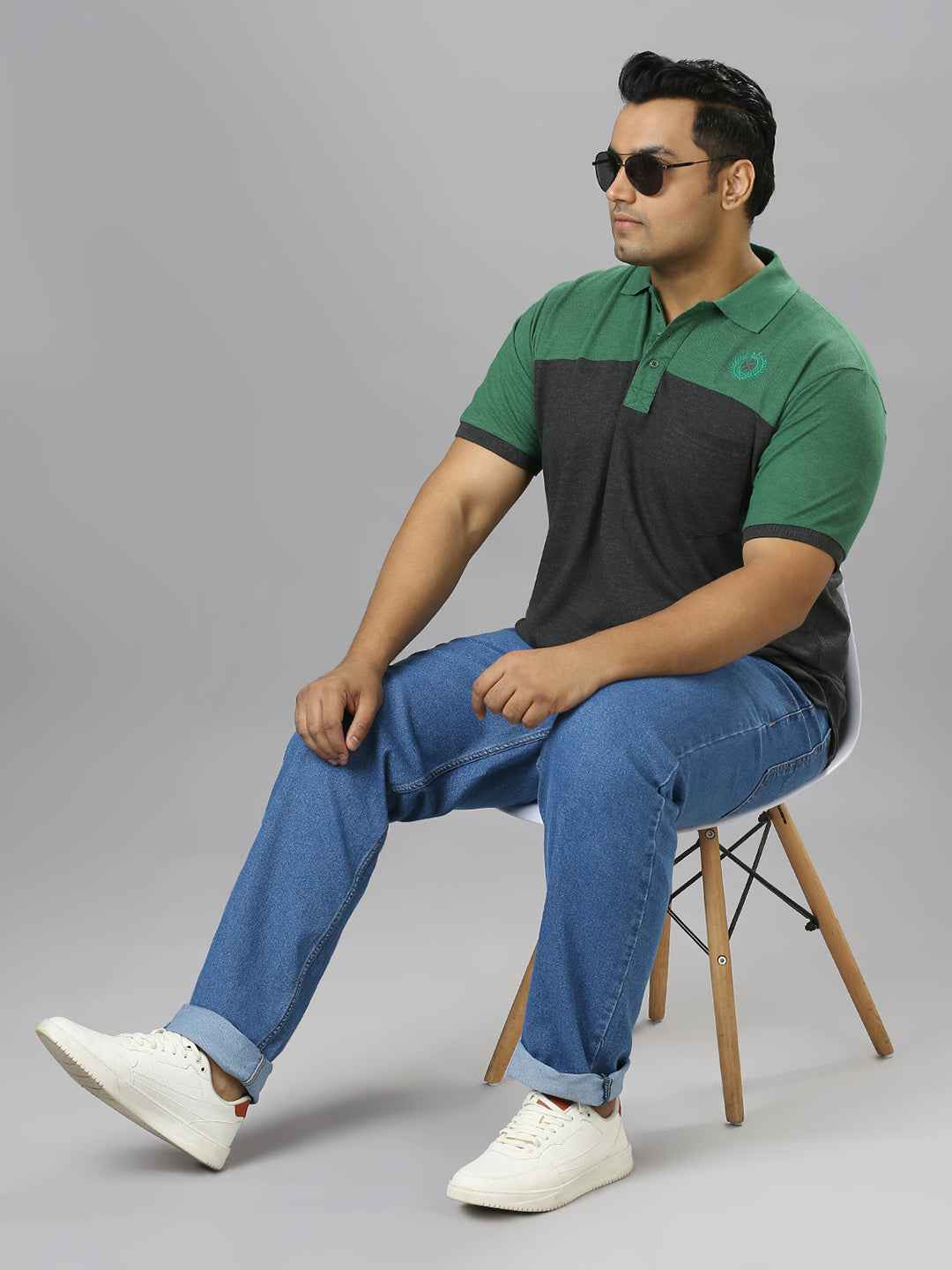 Men's Plus Size cut & sew Amazon T-shirt