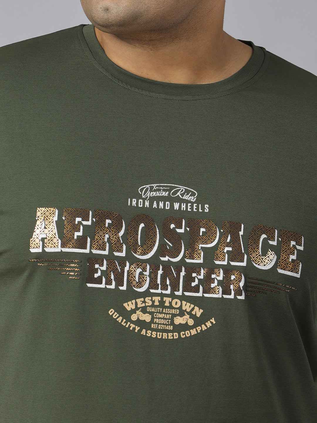 Men’s Plus Size Stylish Graphic Print T-Shirt | Comfortable Cotton Blend Round Neck Half Sleeve Tee | Casual Wear for Men | Perfect for Everyday, Travel & Weekend Outfits