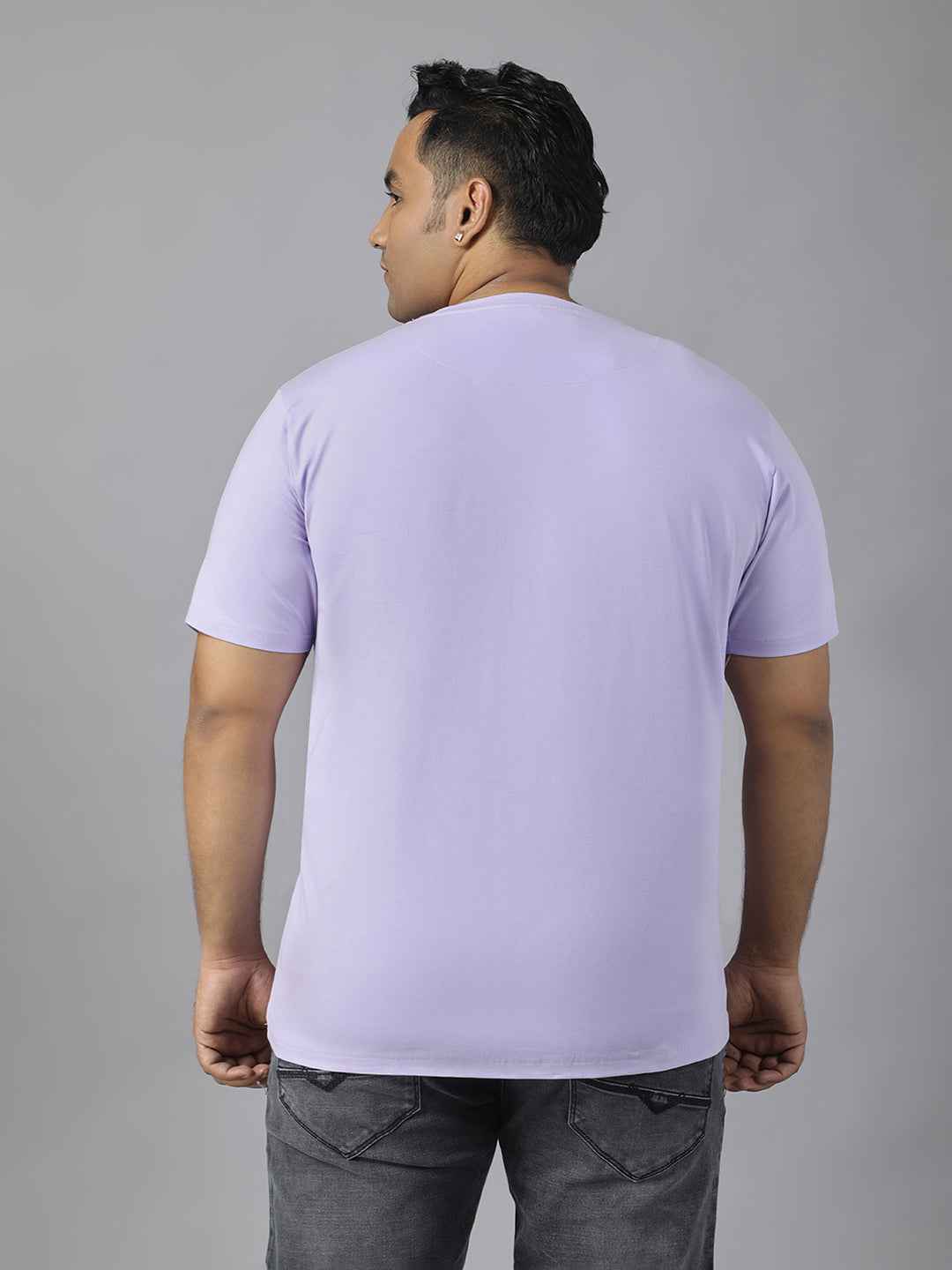 Men's Plus Size Amazing Spider-PWR Graphic T-Shirt | Round Neck Half Sleeve Cotton Tee with Superhero Print | Casual Comfortable Printed T-Shirt for Everyday Wear