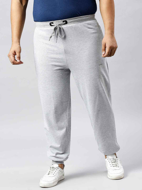 Men's Plus Size 2 Pocket Ecru Joggers