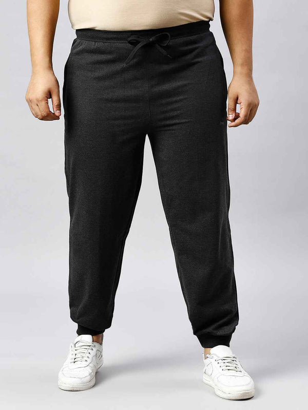 Men's Plus Size 2 Pocket Grey Joggers