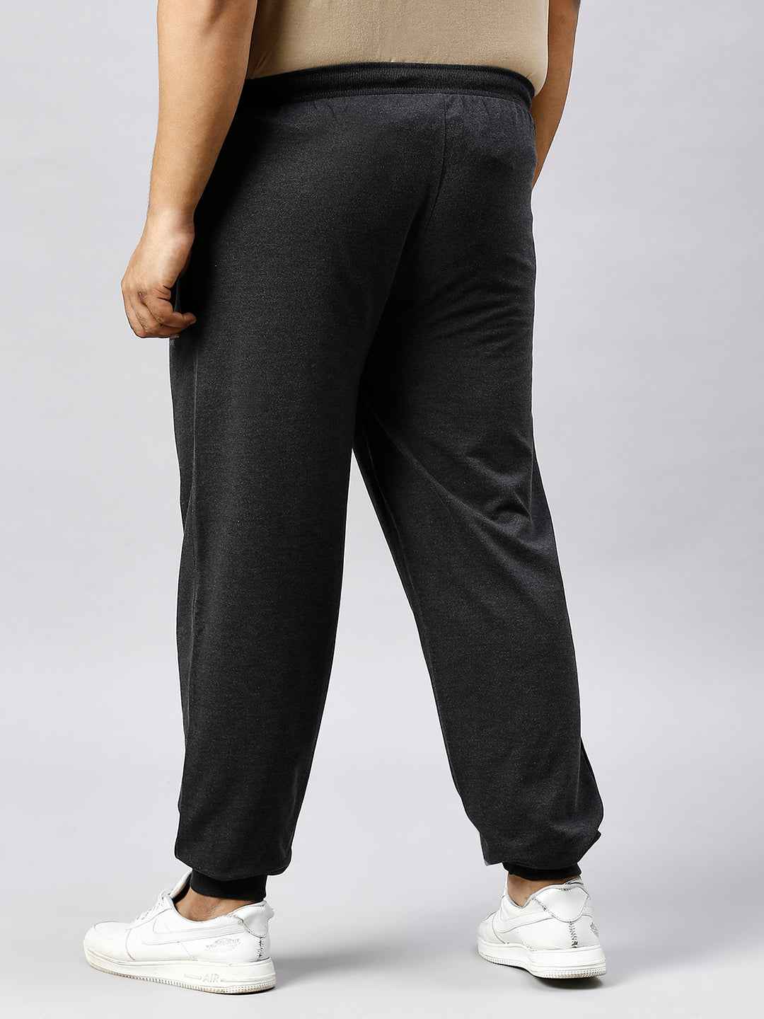Men's Plus Size 2 Pocket Grey Joggers