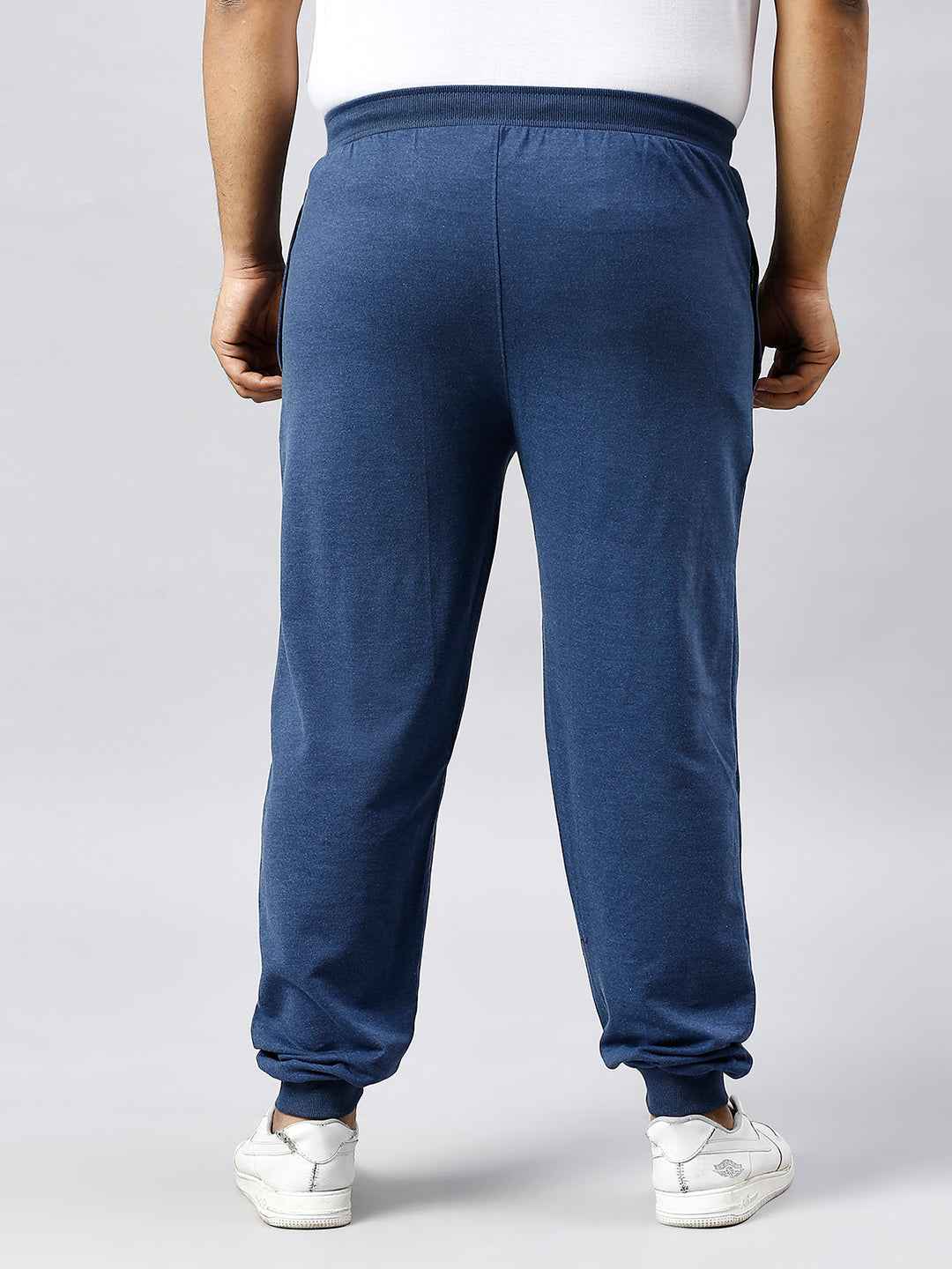 Men's Plus Size 2 Pocket Indigo Joggers