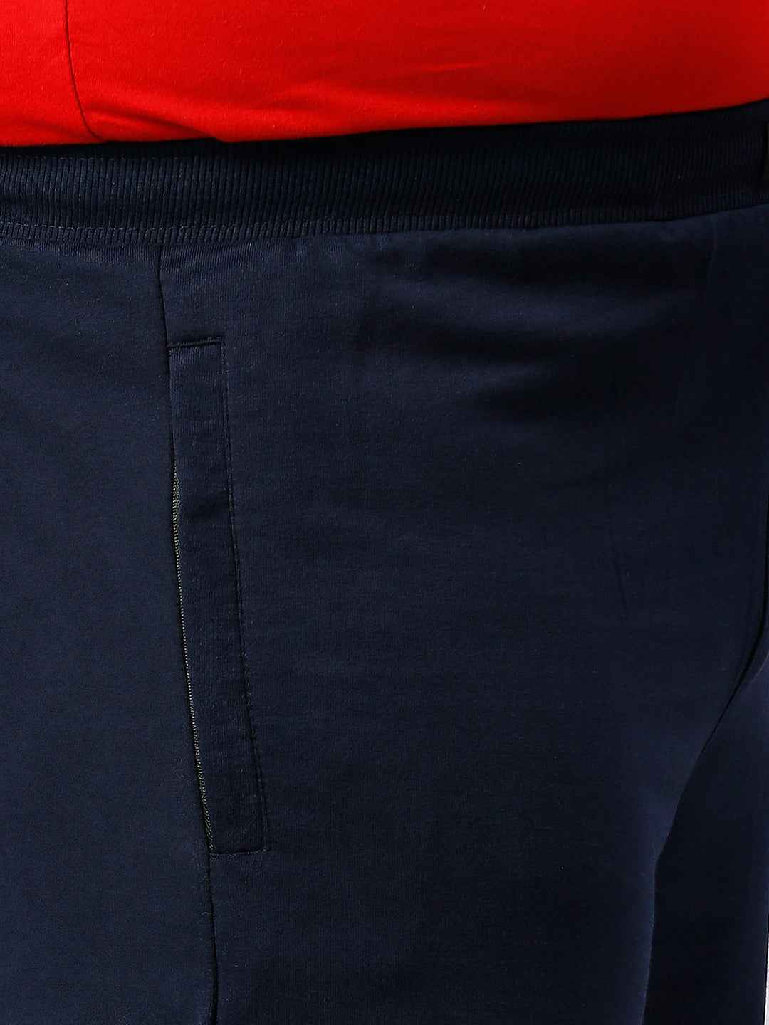 Men's Plus Size 2 Pocket Navy Joggers