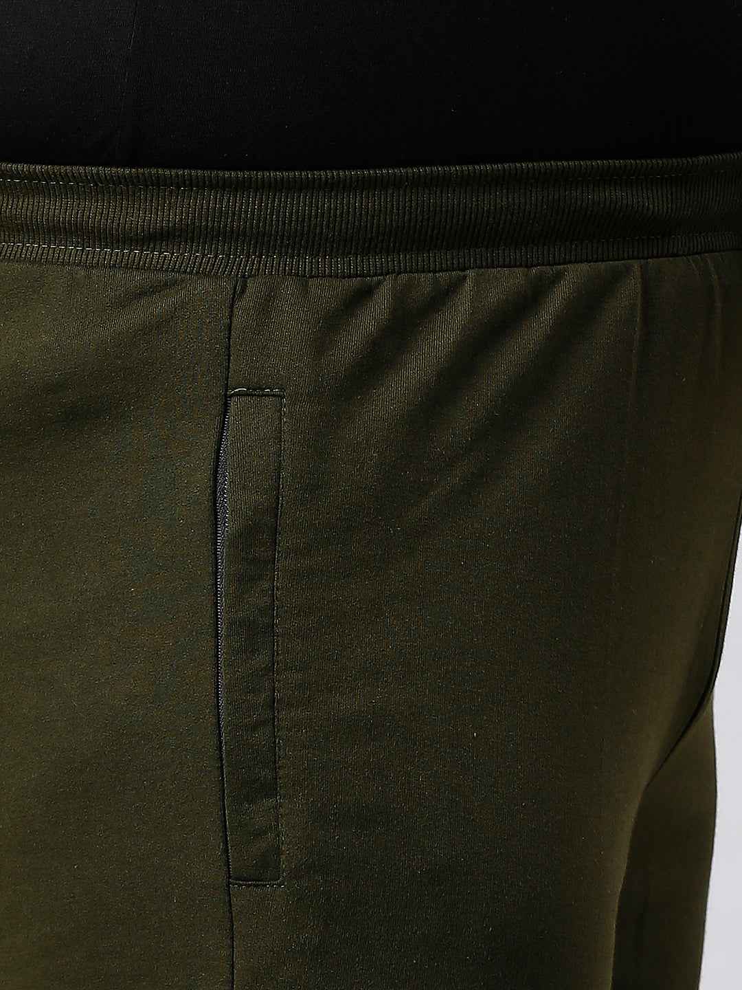 Men's Plus Size 2 Pocket Olive Joggers