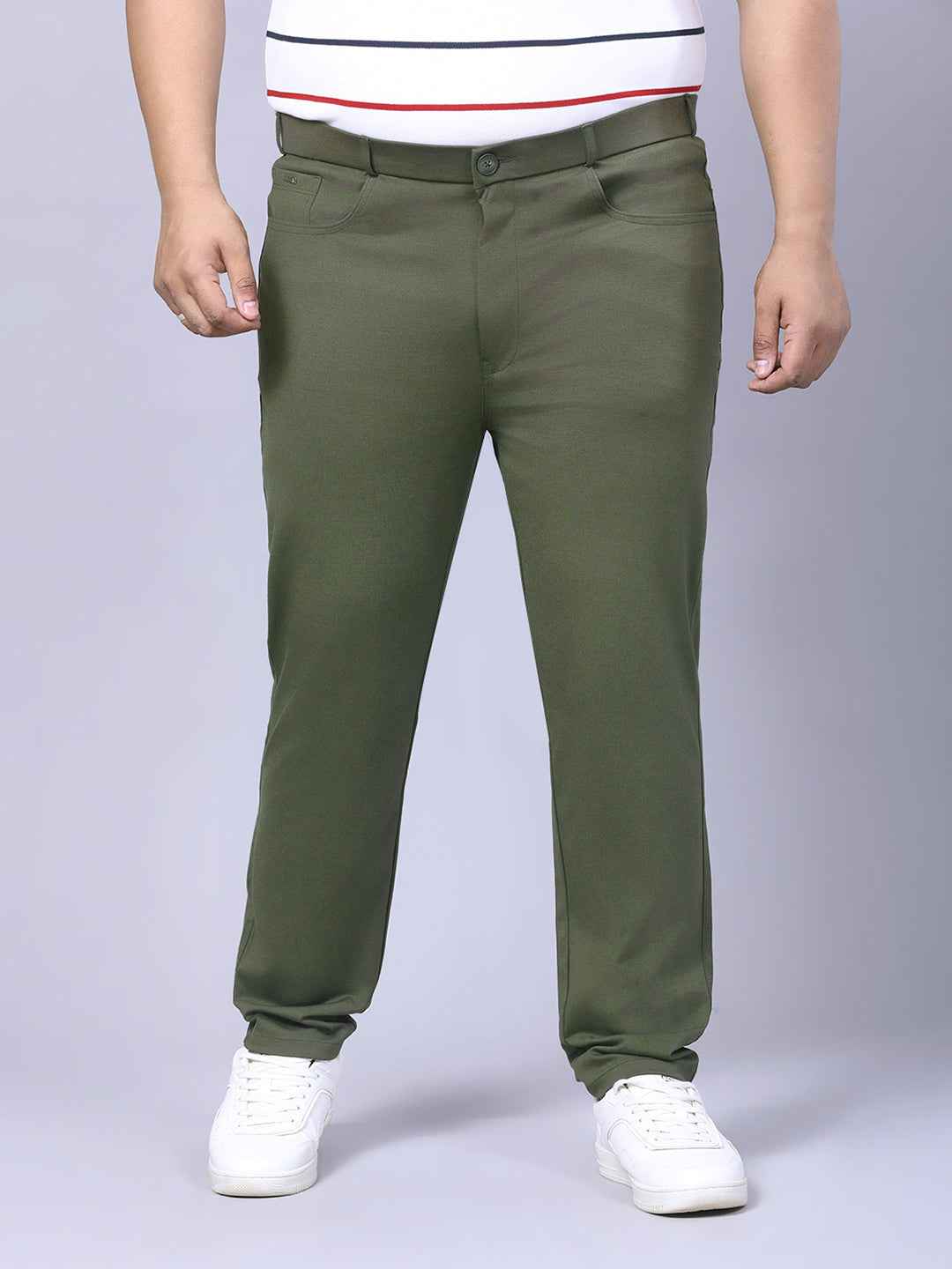 Men's Plus Size Full Stretchable 4 Pocket Lycra Trouser