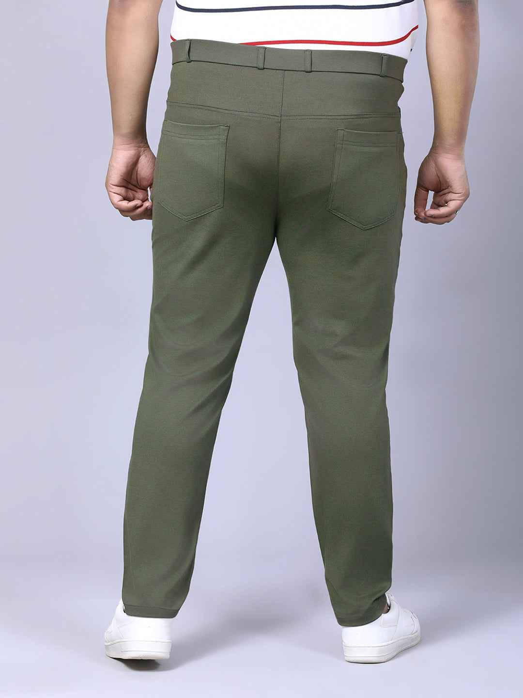 Men's Plus Size Full Stretchable 4 Pocket Lycra Trouser