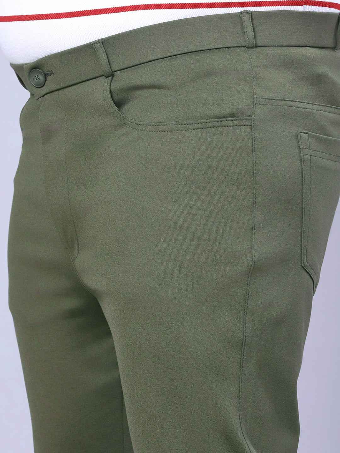 Men's Plus Size Full Stretchable 4 Pocket Lycra Trouser