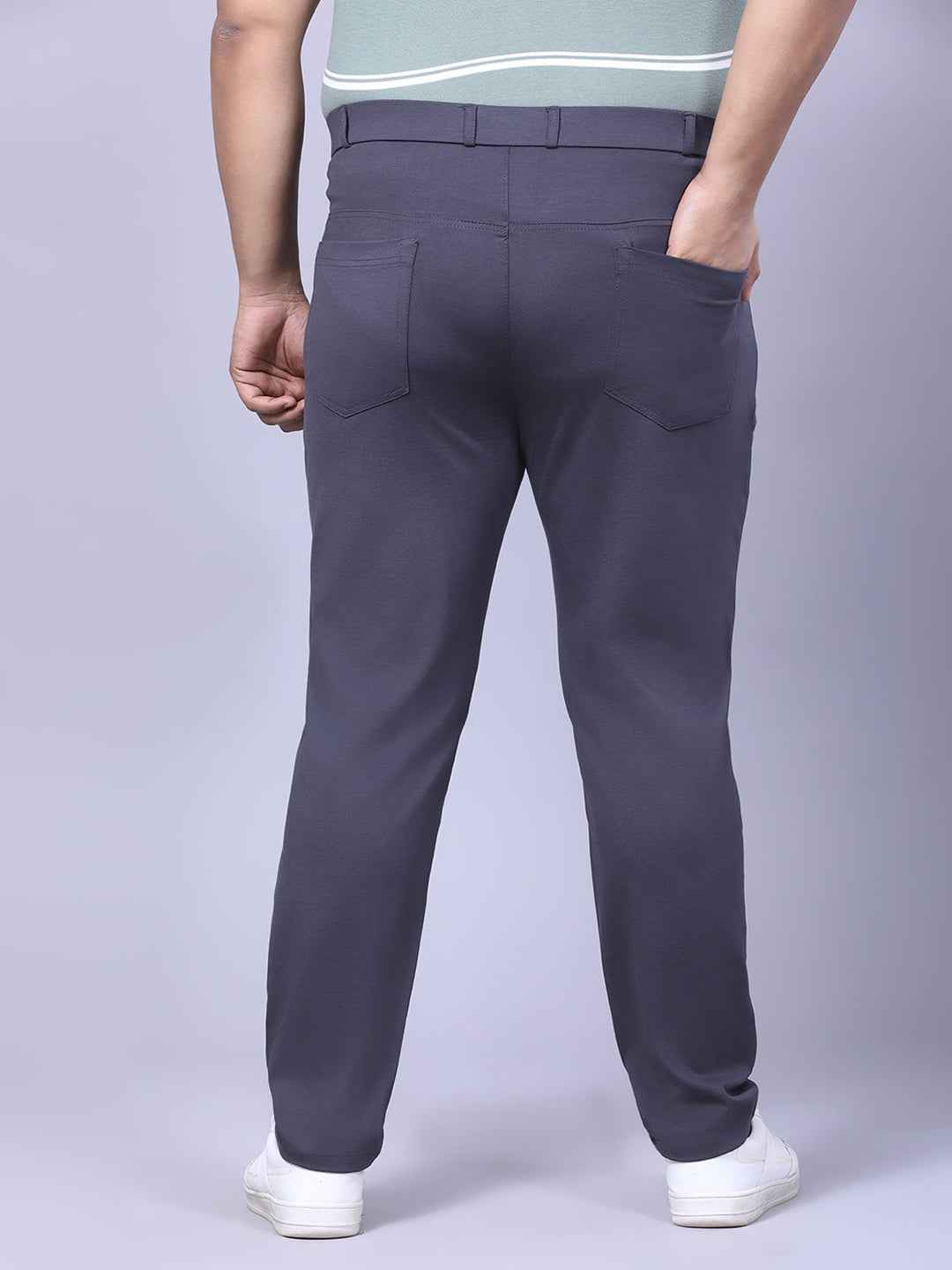 Men's Plus Size Full Stretchable 4 Pocket Lycra Trouser