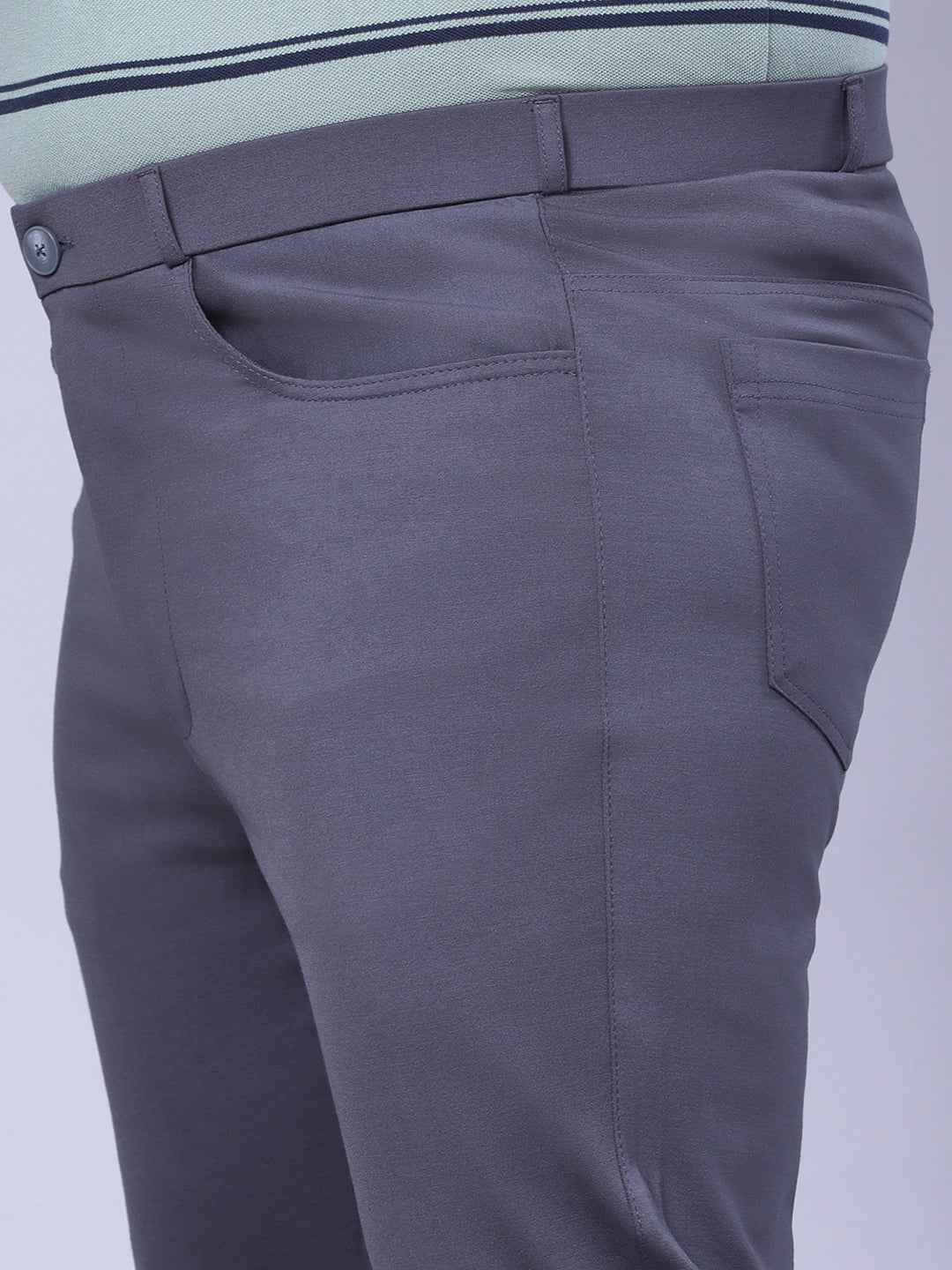 Men's Plus Size Full Stretchable 4 Pocket Lycra Trouser