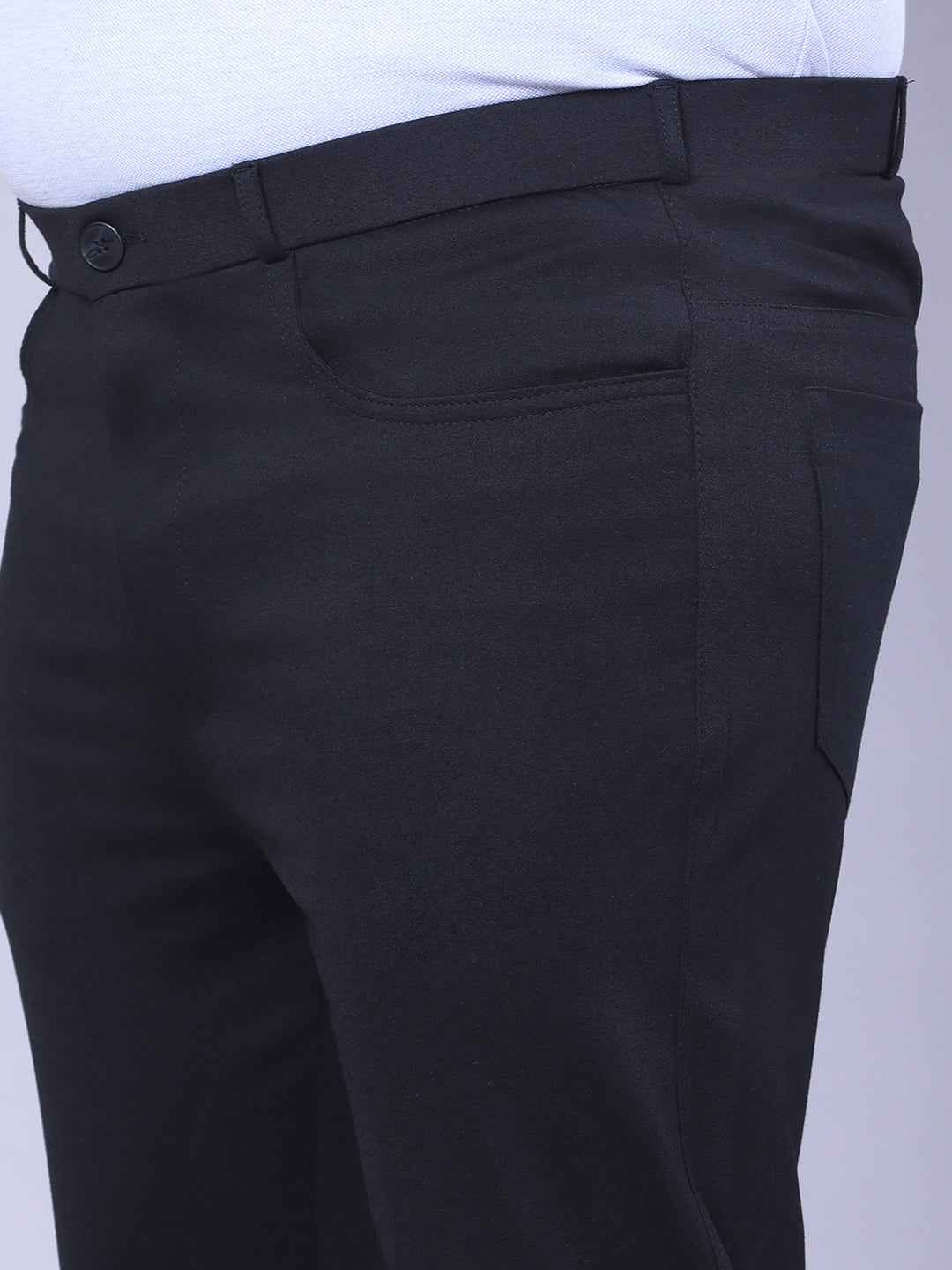 Men's Plus Size Full Stretchable 4 Pocket Lycra Trouser