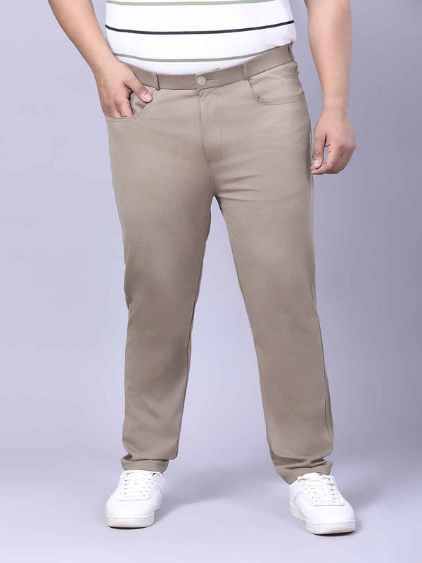 Men's Plus Size Full Stretchable 4 Pocket Lycra Trouser
