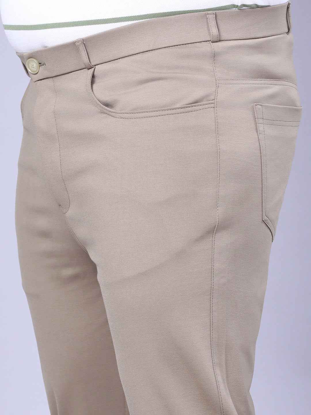 Men's Plus Size Full Stretchable 4 Pocket Lycra Trouser