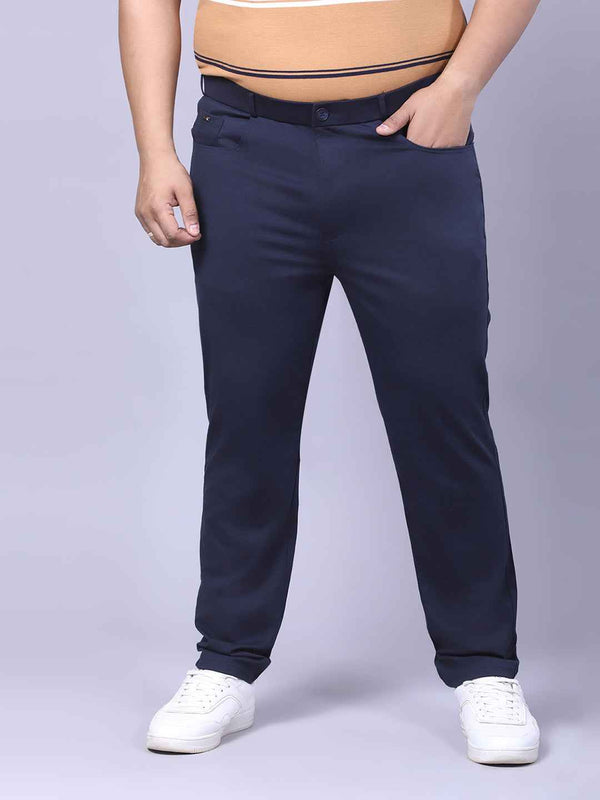 Men's Plus Size Full Stretchable 4 Pocket Lycra Trouser