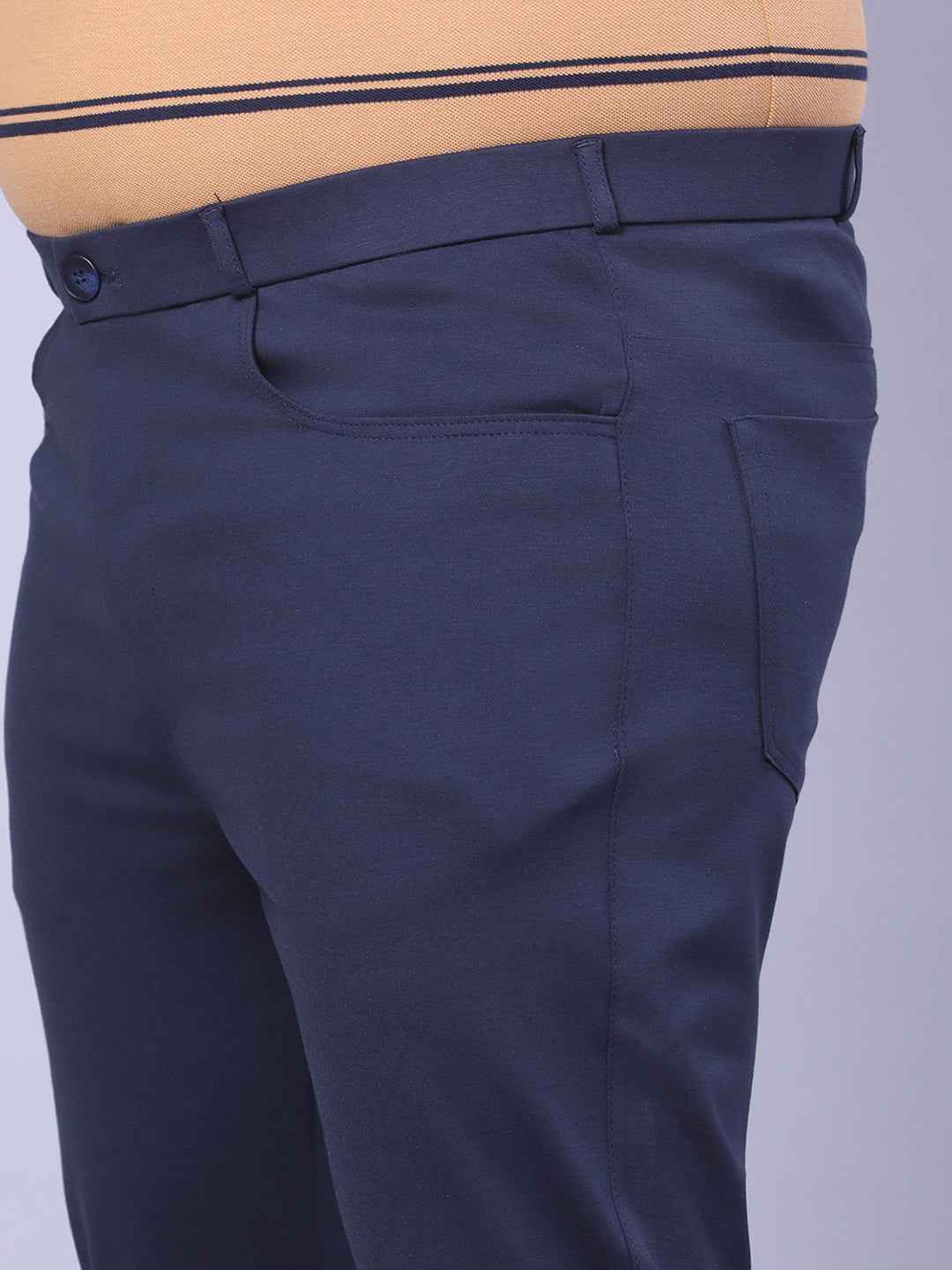 Men's Plus Size Full Stretchable 4 Pocket Lycra Trouser