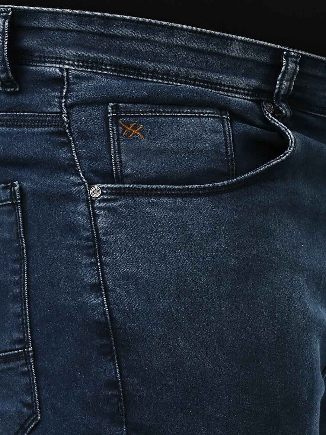 Men's Plus Size Stretchable Light Blue Jeans With Pocket